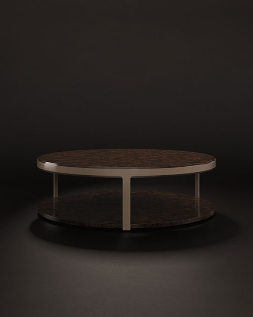 Monticello Center Table by Porus Studio