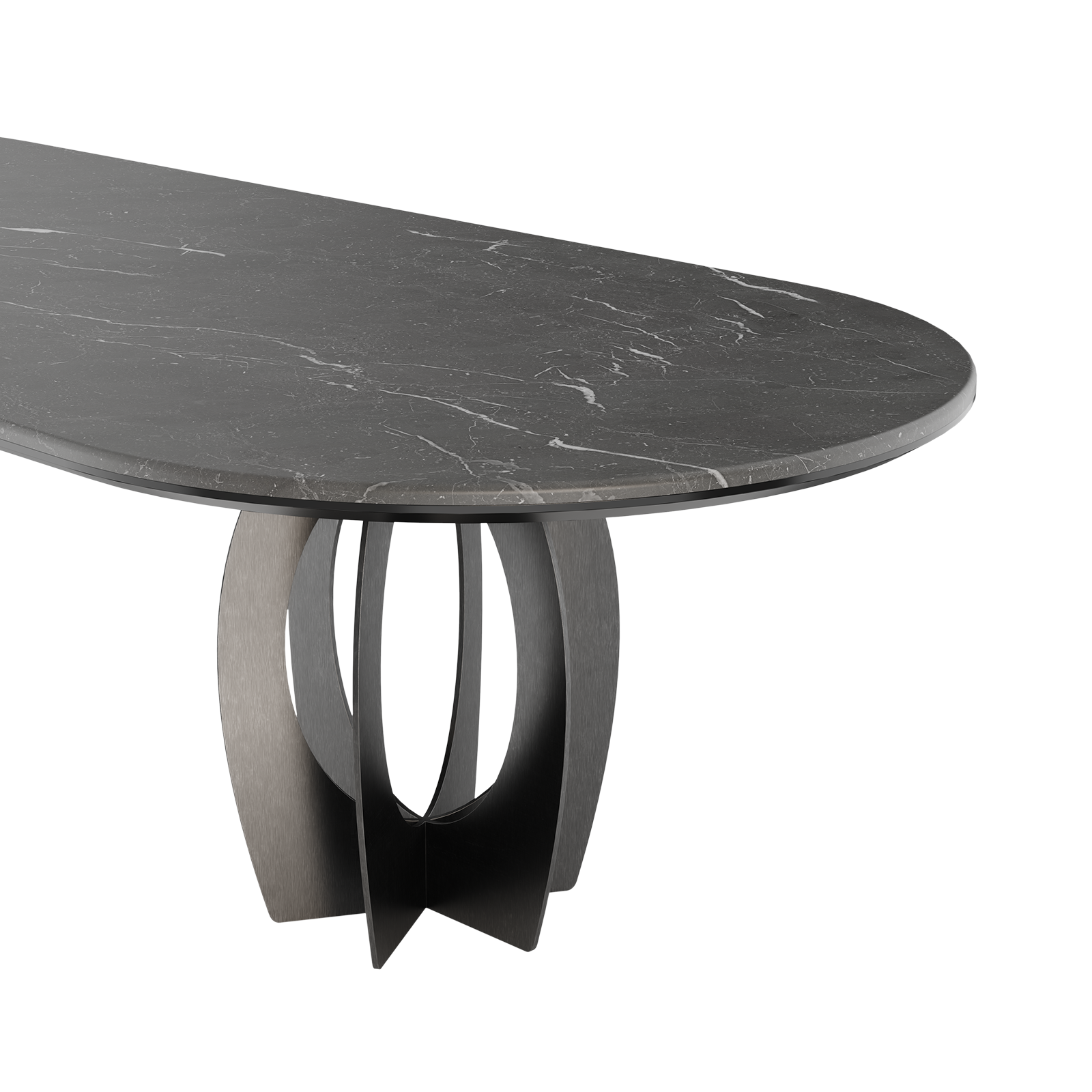 Boulder Oval Dining Table, top table detail Boulder Oval Dining Table, top table detail