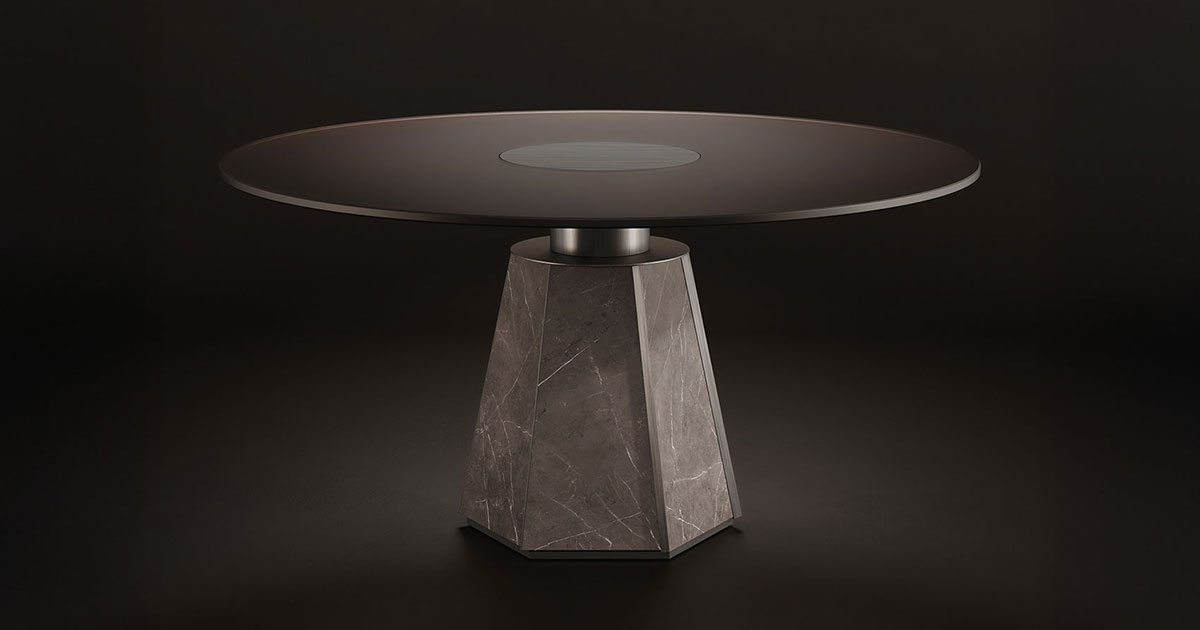 Anthracite Dining Table by the breathtaking Porus Studio