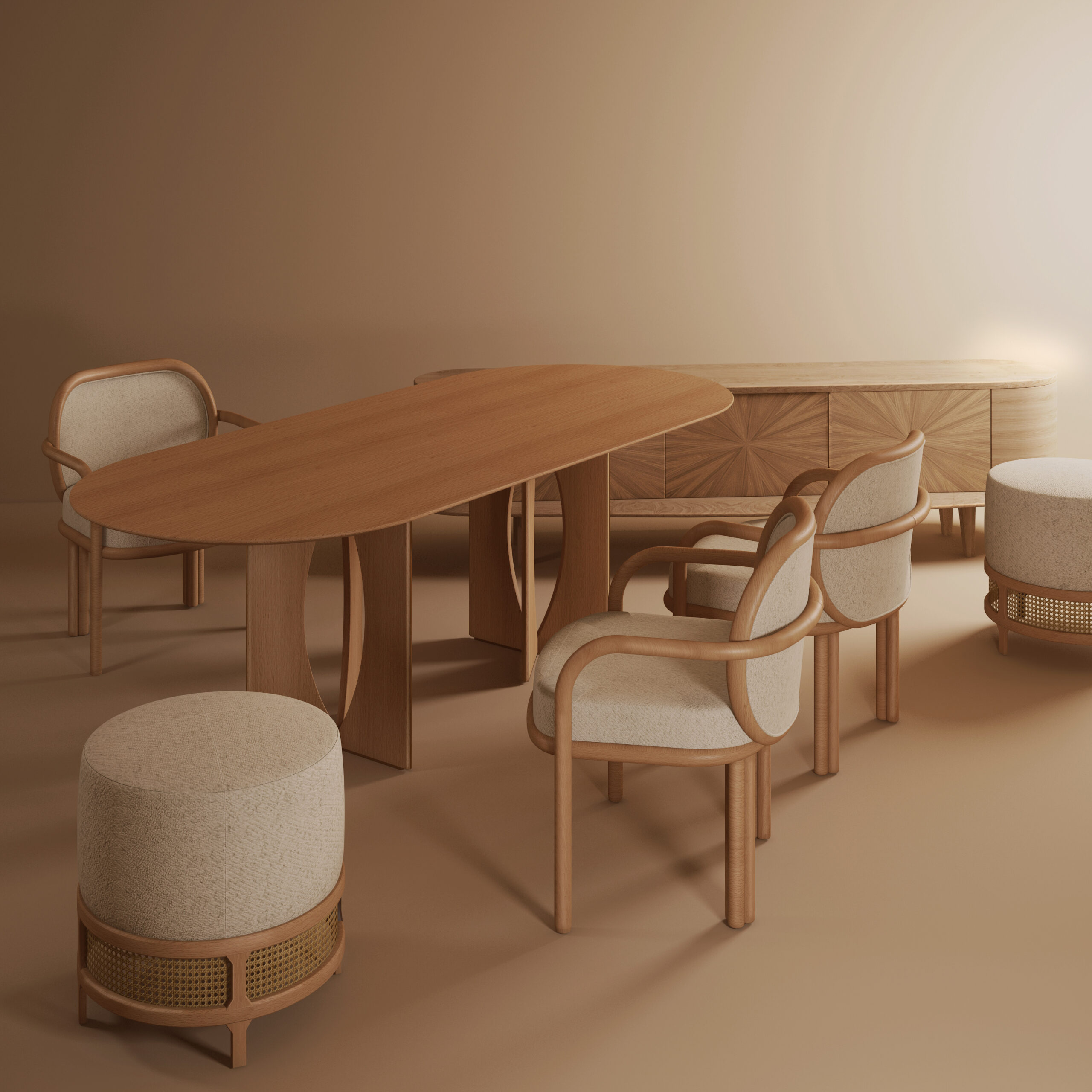 taylor-dining-table-ambiente-trendy-dining-tables- Taylor Dining Table By Wood Tailors Club Trendy Dining Tables