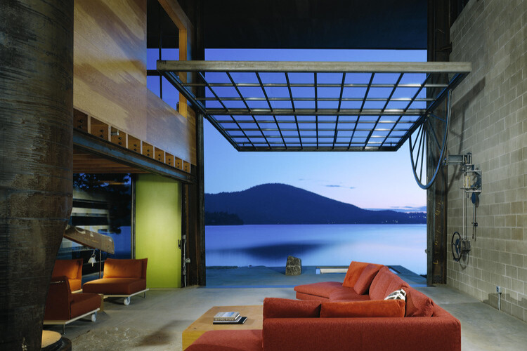 Jim-Olson-Chicken-Point-Cabin-Modernist-Architects Chicken Point Cabin, Idaho Modernist Architects