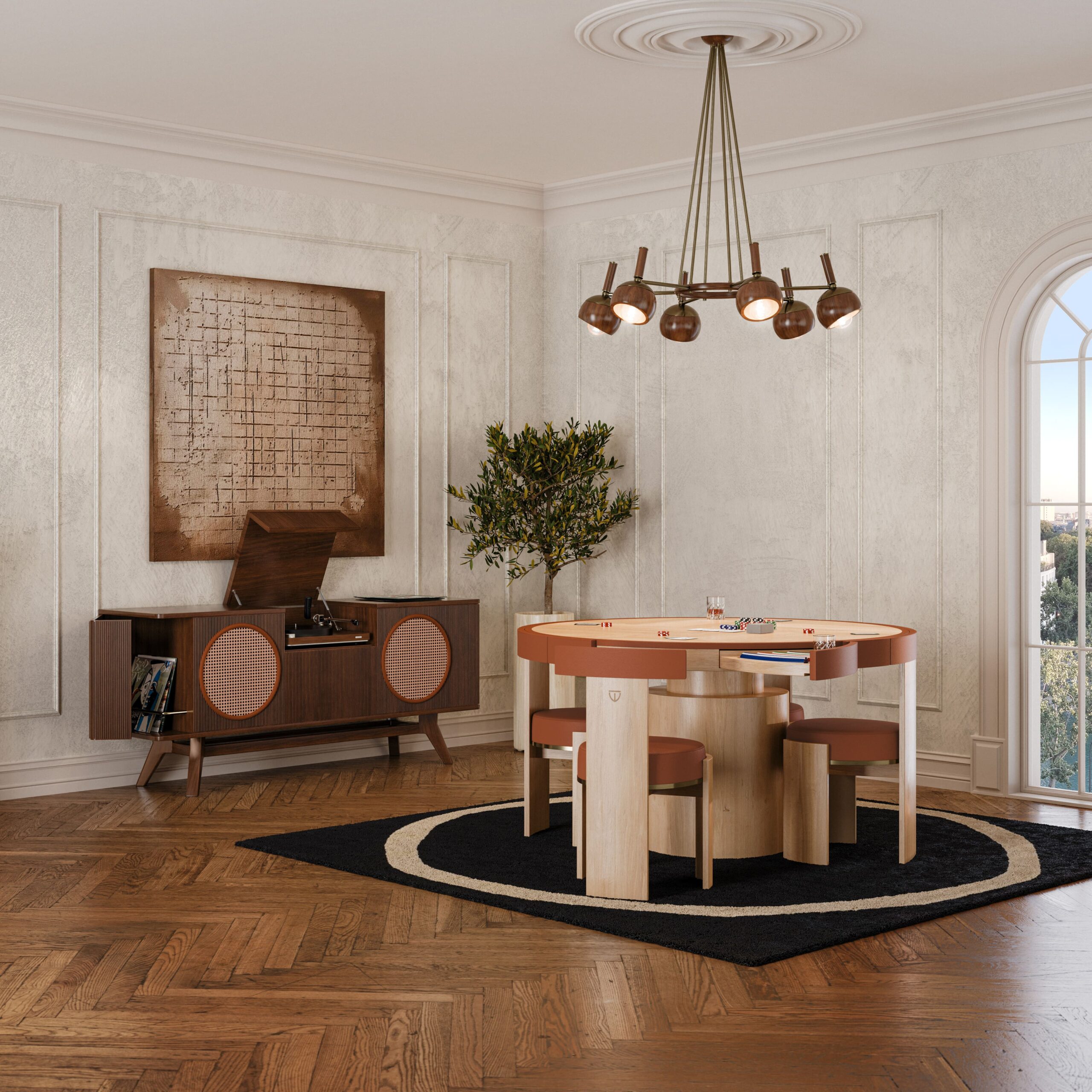 Wellesly-Game-Table-Set-by-wood-tailors-club-decor-trends Wellsely Game Table Set By Wood Tailors Club Decor Trends