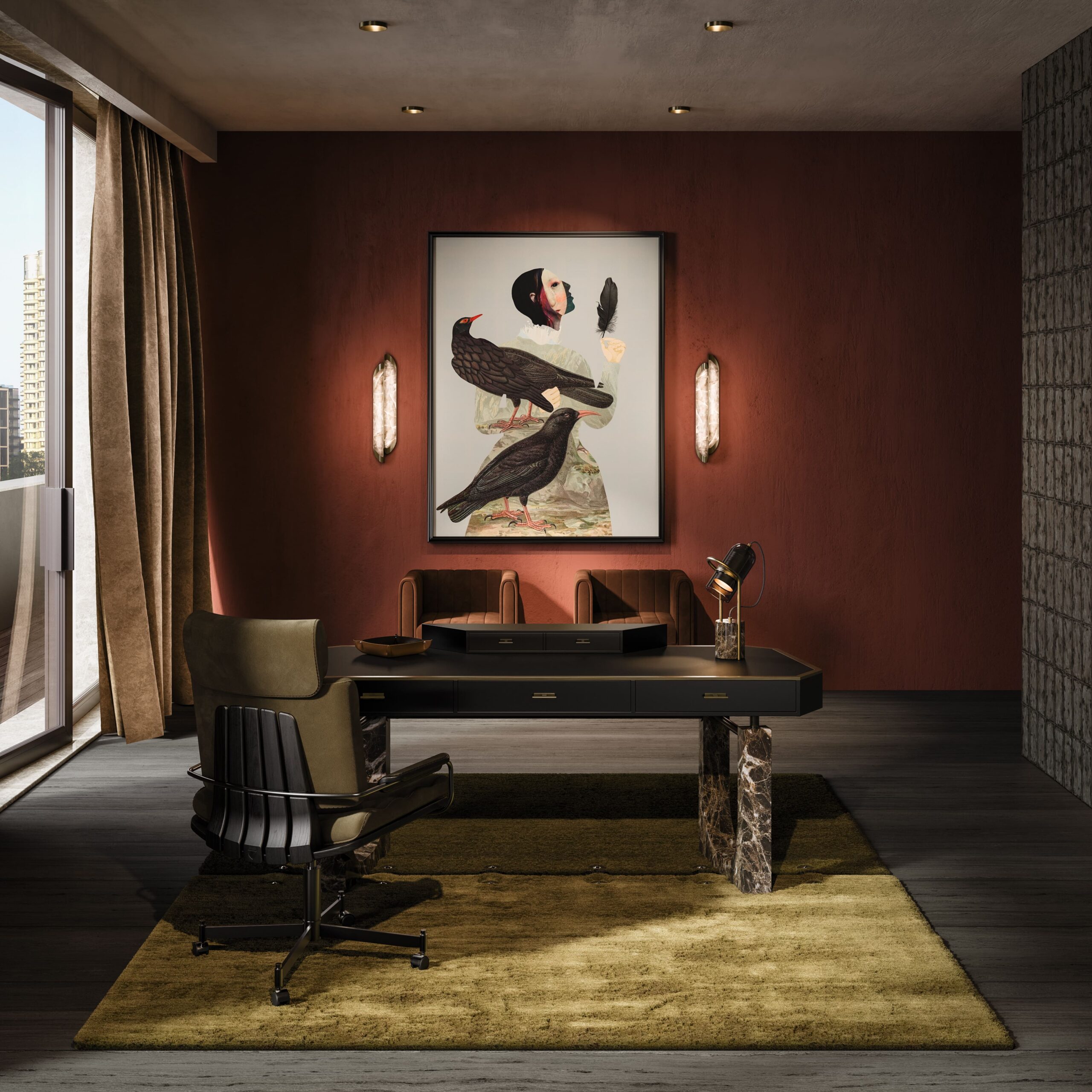 lincoln-desk-by-porus-studio-restaurant-interiors- Lincoln Desk By Porus Studio Restaurant interiors