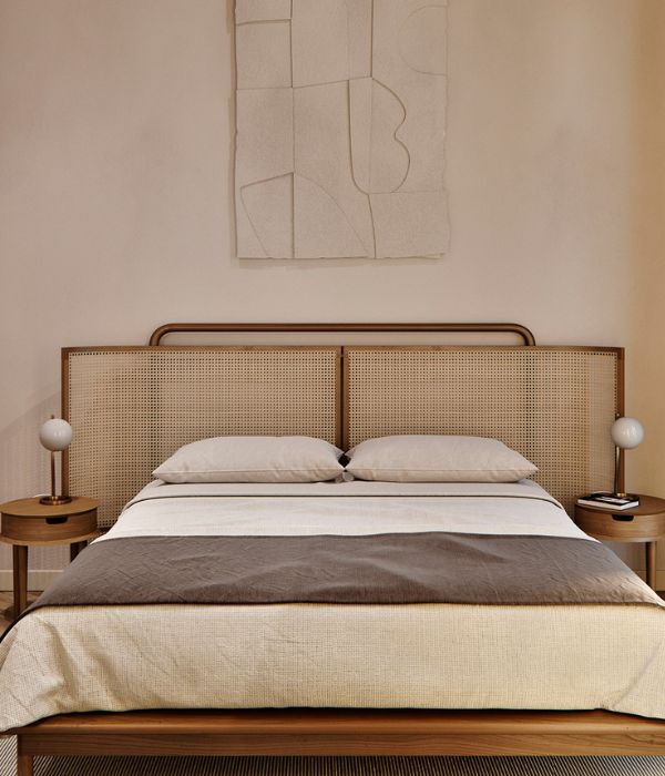 Rattan-Bed-Guess-Apartments-in-Cagliari-Bed-Styles Guess Apartments In Cagliari i Bed Styles