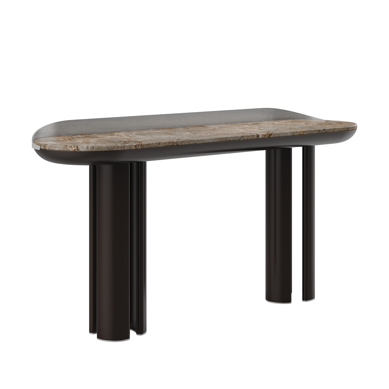 Beverly Console by Porus Studio side view Beverly Console by Porus Studio side view