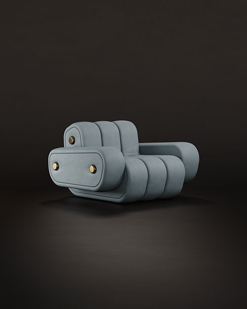 Dakota Armchair by Porus Studio