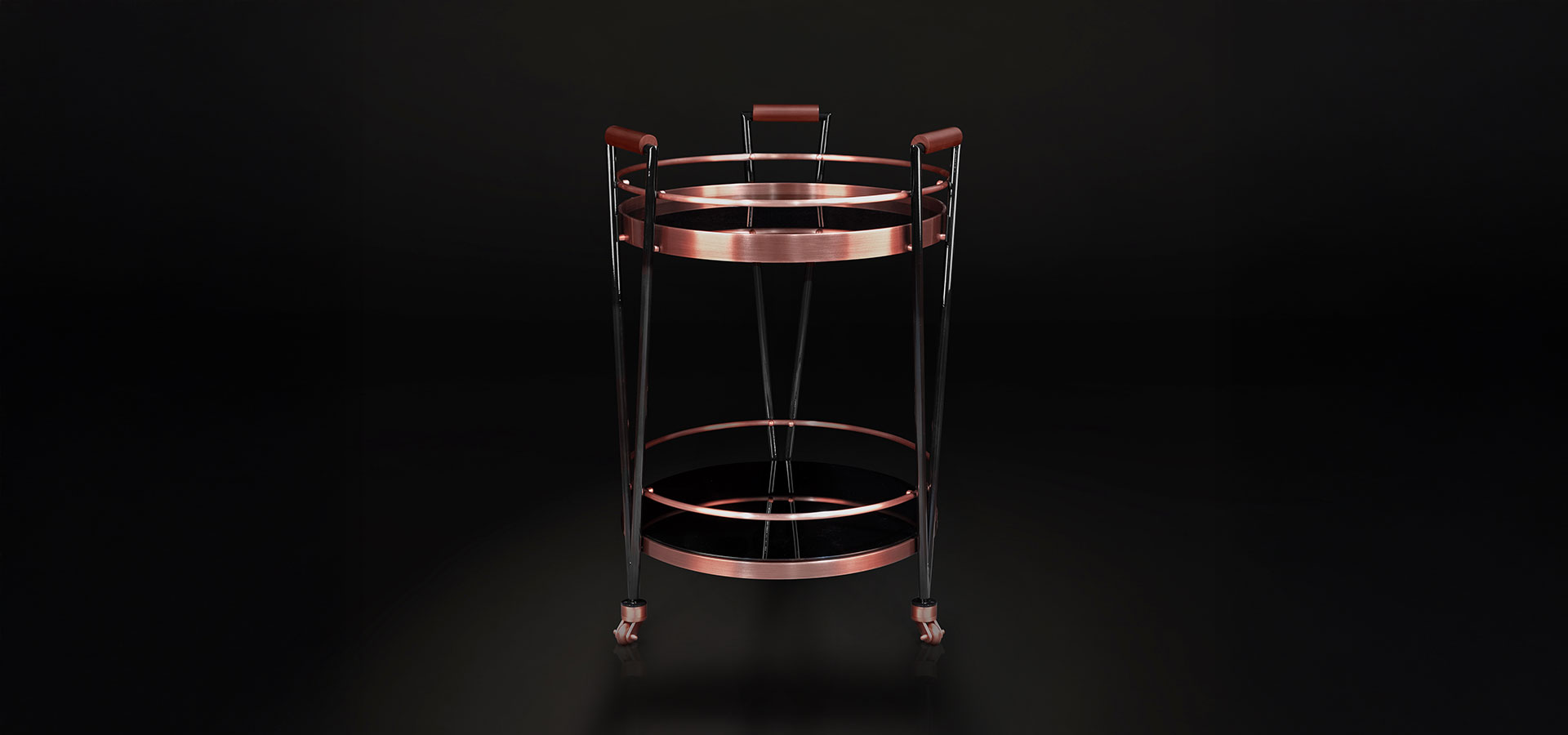 Crossroads Bar Cart full view