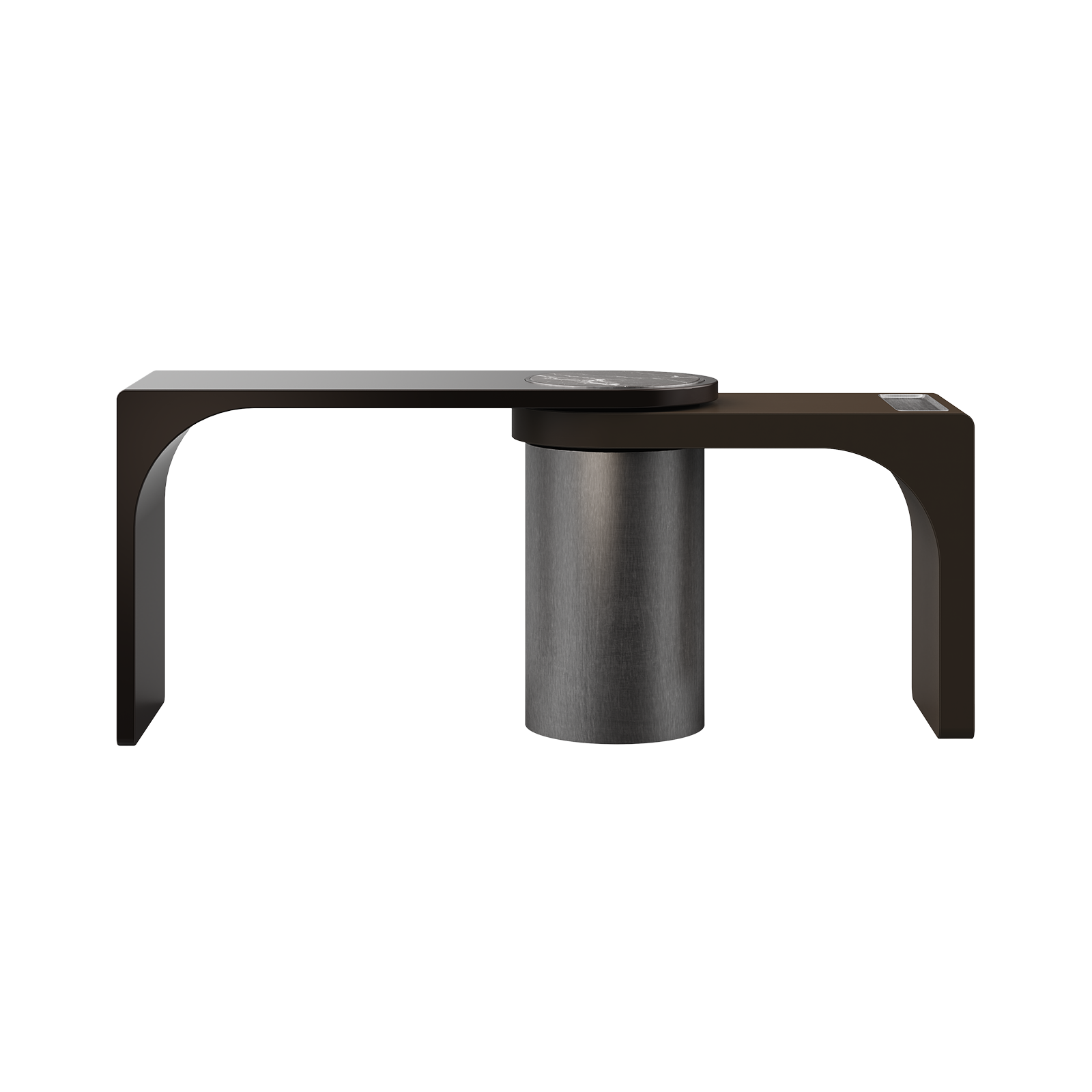 Florida Console full view dark finishes Florida Console full view dark finishes