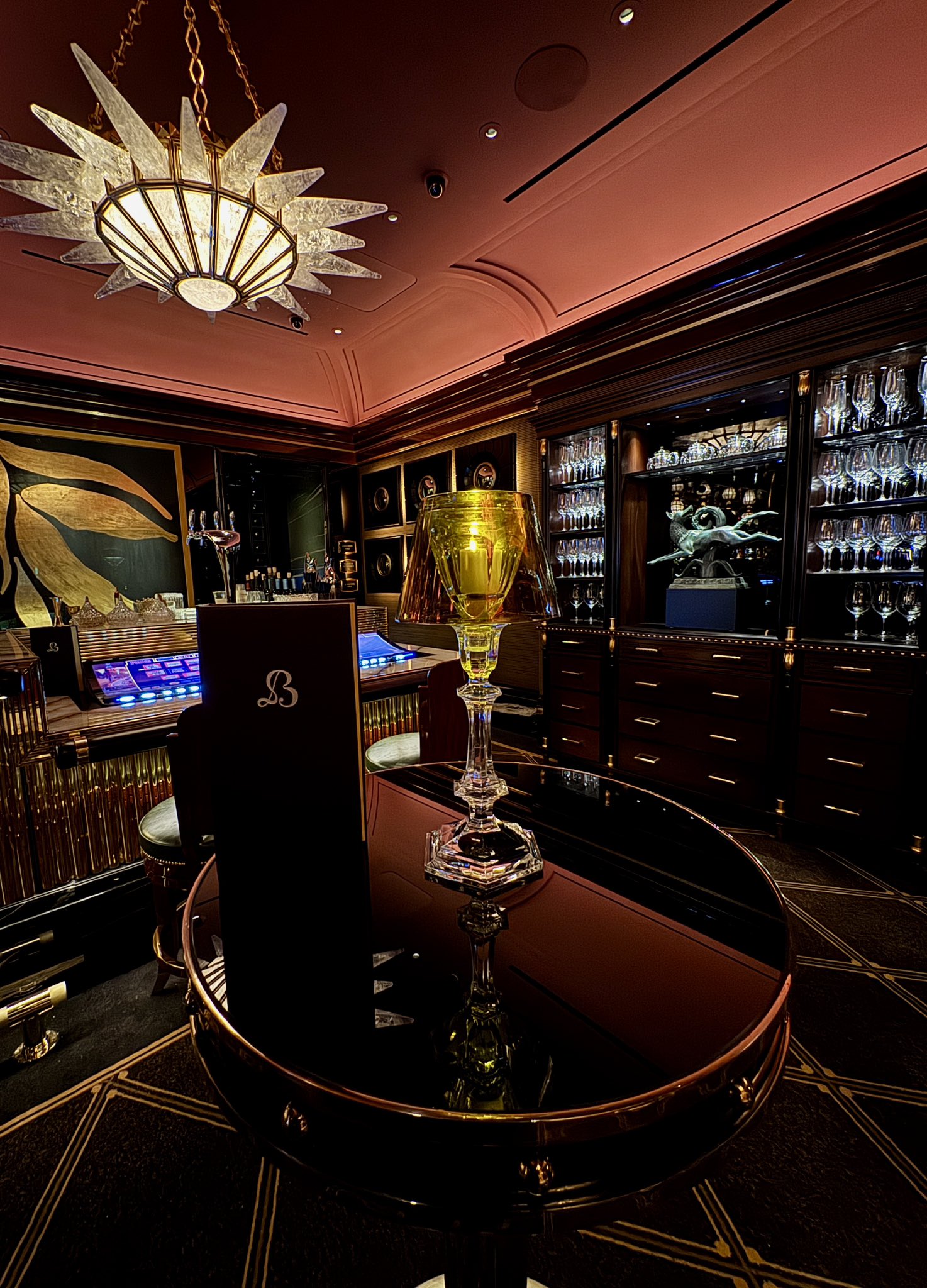 The Baccarat Bar at Wynn Hotel - Las Vegas, Nevada, USA