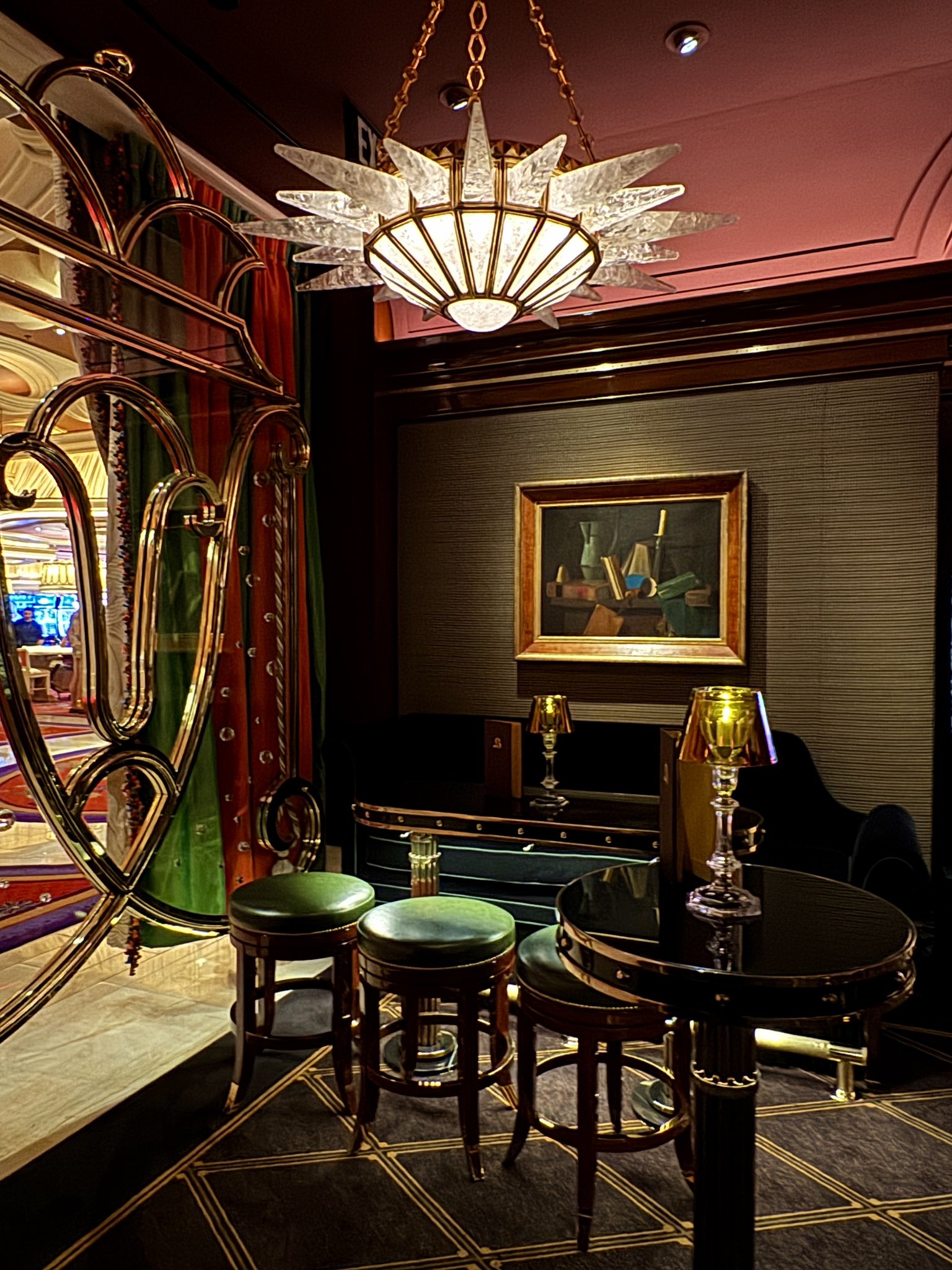 The Baccarat Bar at Wynn Hotel - Las Vegas, Nevada, USA