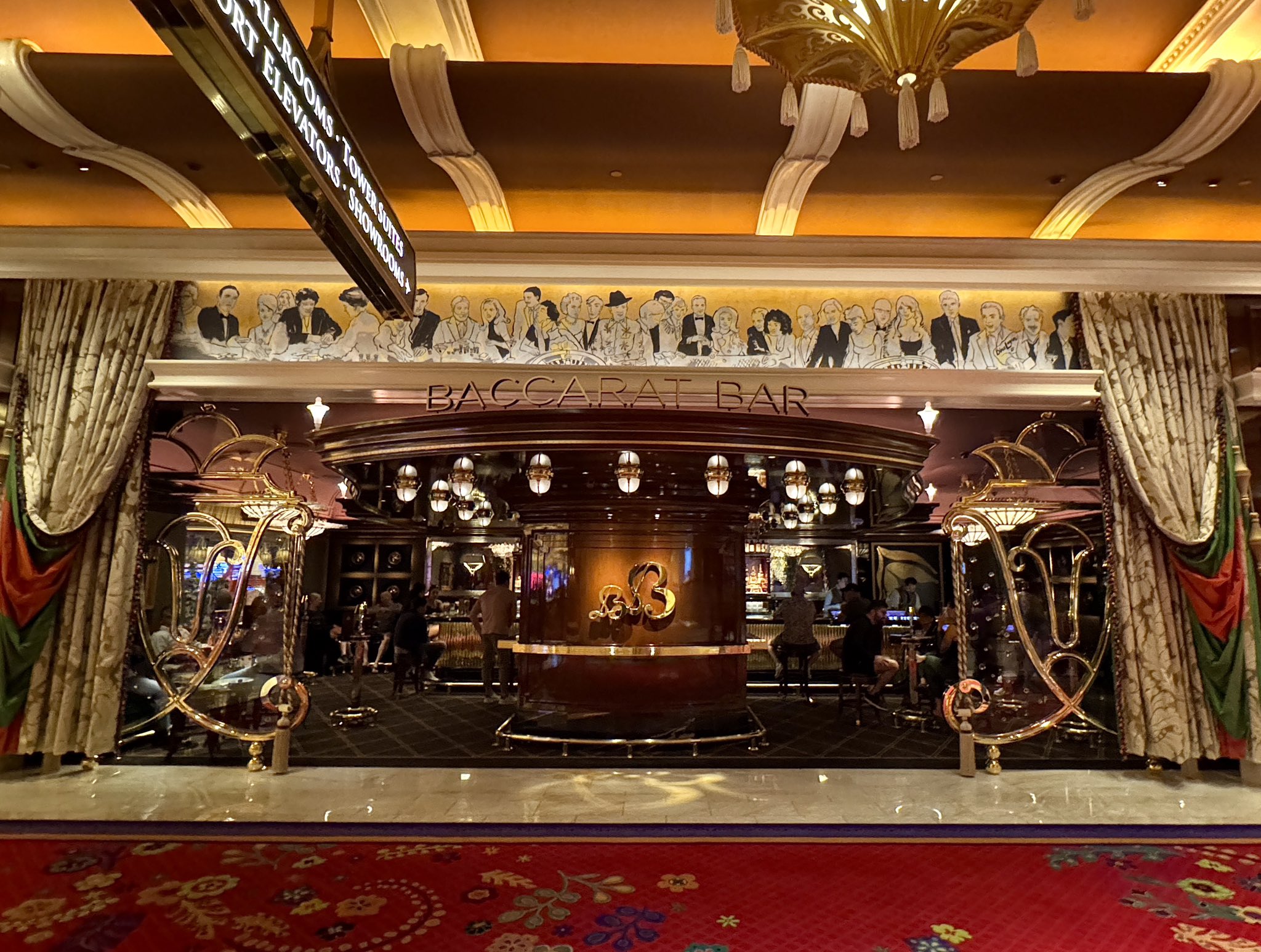 The Baccarat Bar at Wynn Hotel - Las Vegas, Nevada, USA