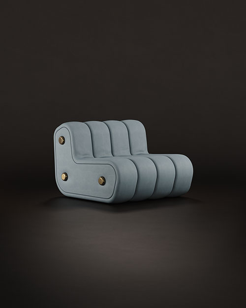 Dakota Lounge Chair by Porus Studio