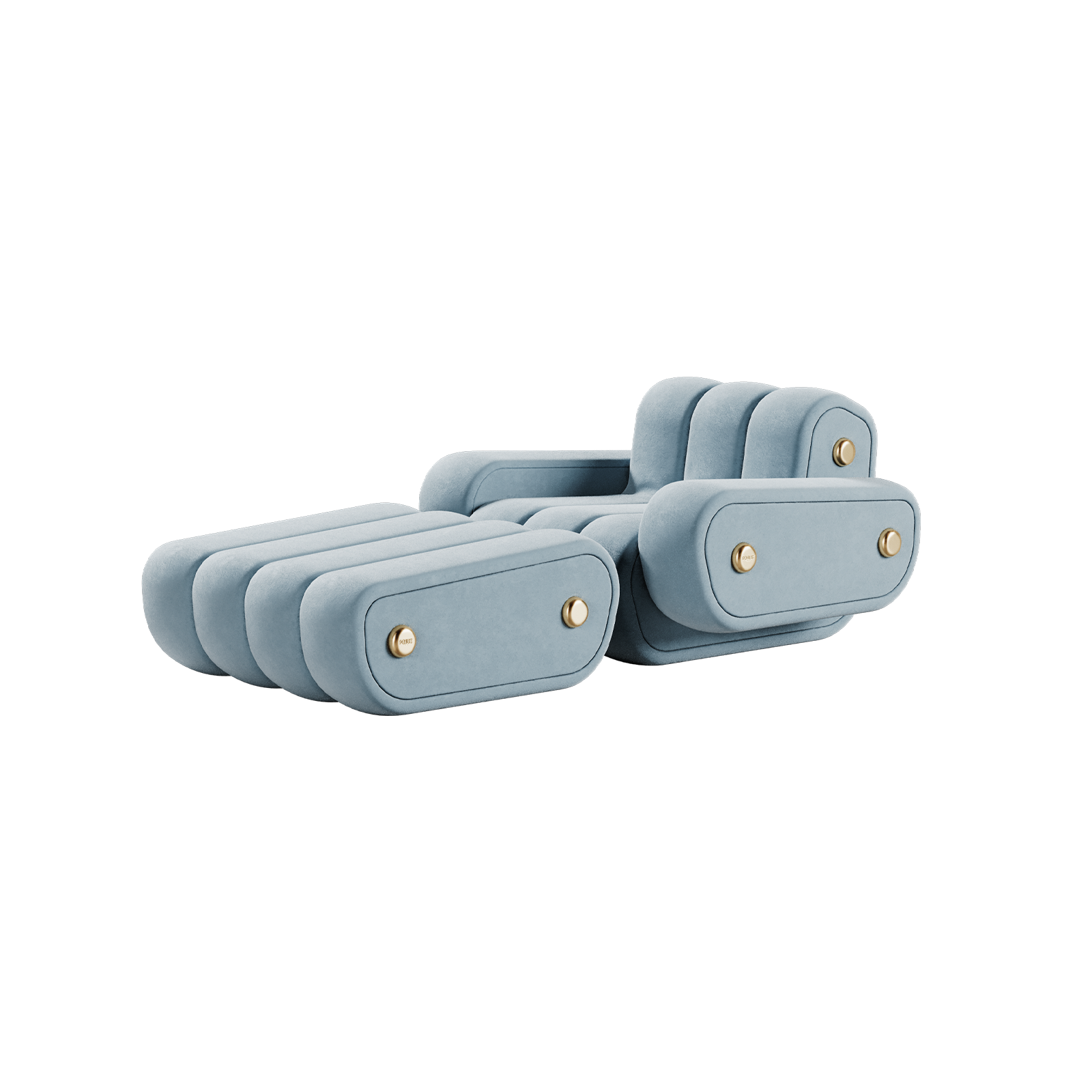 Dakota Ottoman with Dakota Armchair Dakota Ottoman with Dakota Armchair