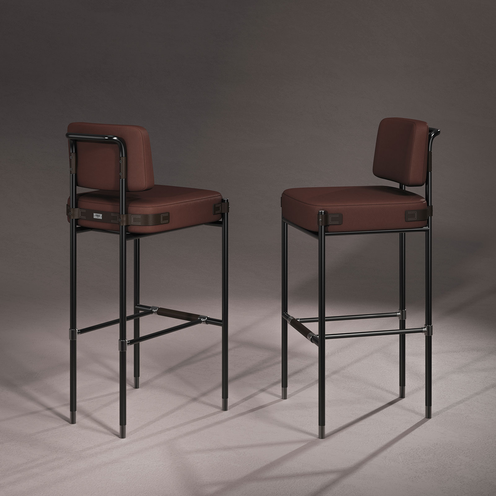 Fulton Bar Chairs paired Fulton Bar Chairs paired