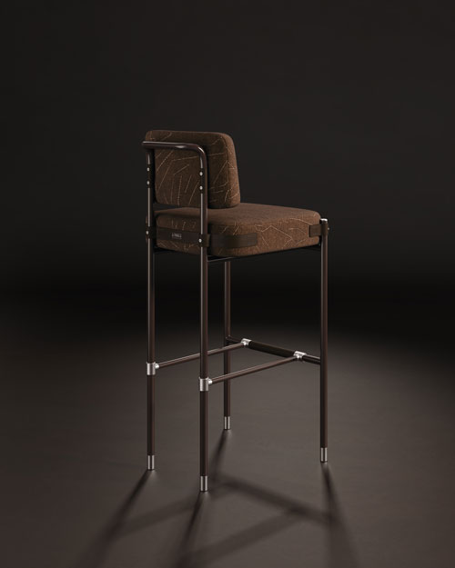 Fulton Bar Chair by Porus Studio