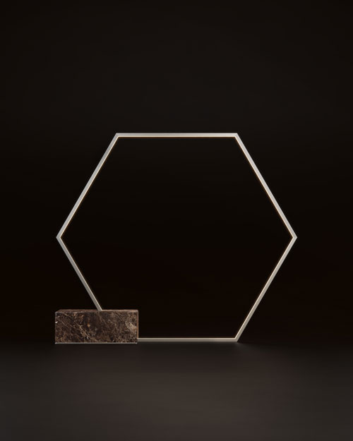 Hexagon Floor Lamp by Porus Studio
