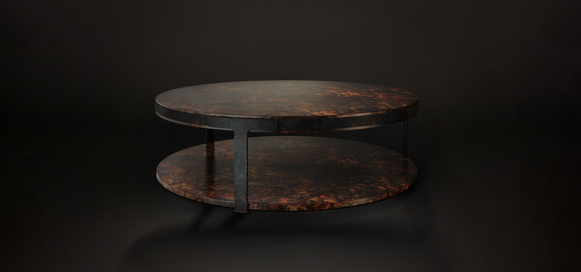 Monticello Round Center Table by Porus Studio Monticello Round Center Table by Porus Studio