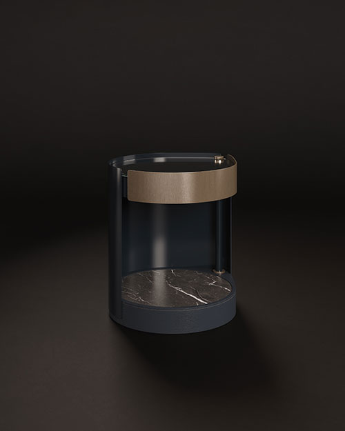 Rockefeller Bedside Table by Porus Studio