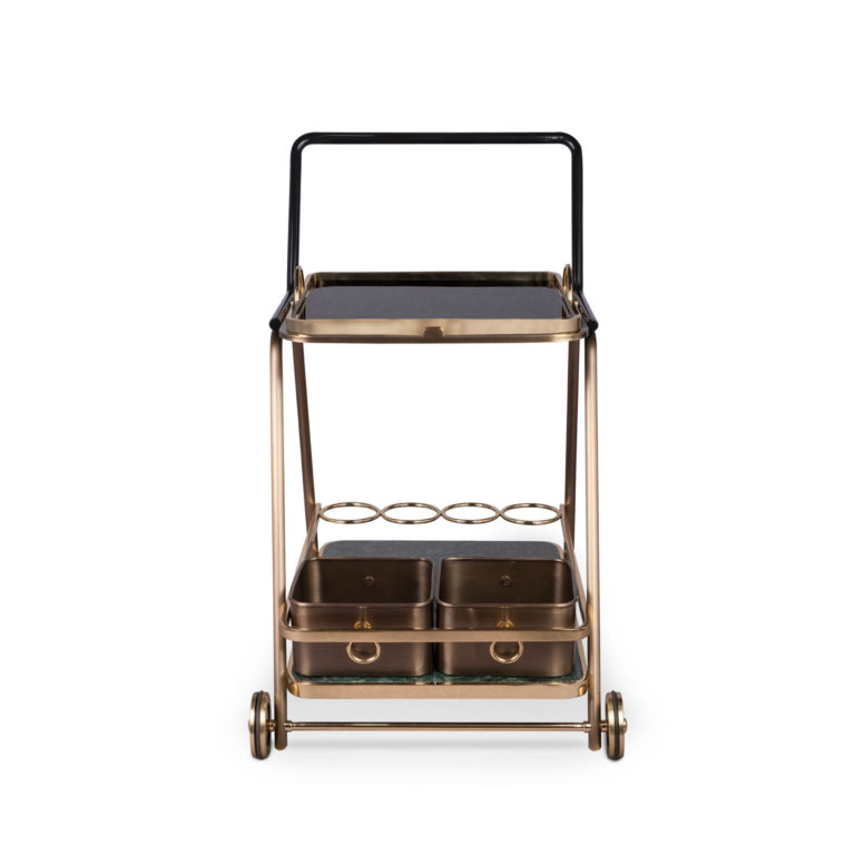 Decatur Bar Cart by Porus Studio Bold Modern Furniture