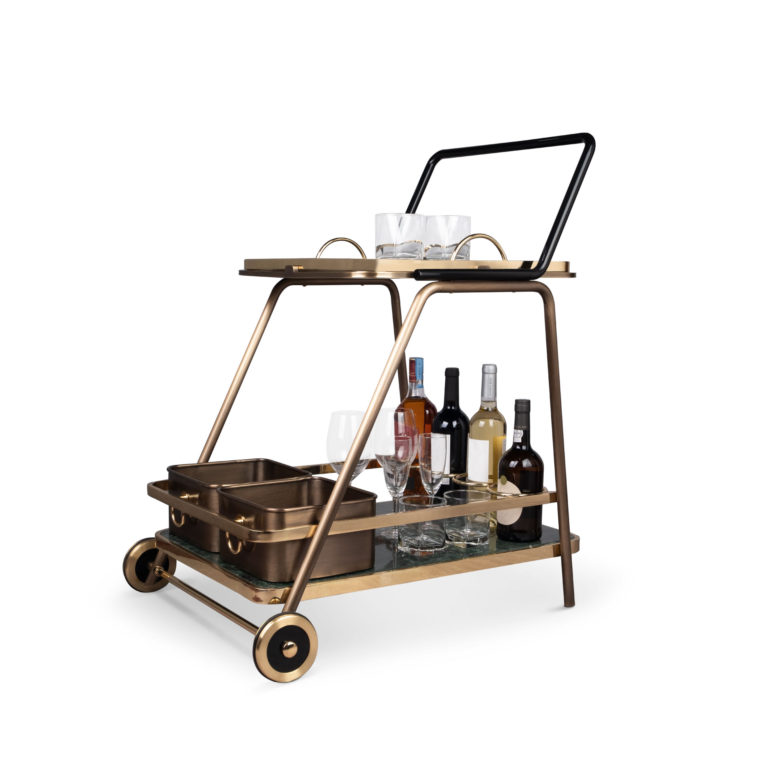 Decatur Bar Cart by Porus Studio Bold Modern Furniture