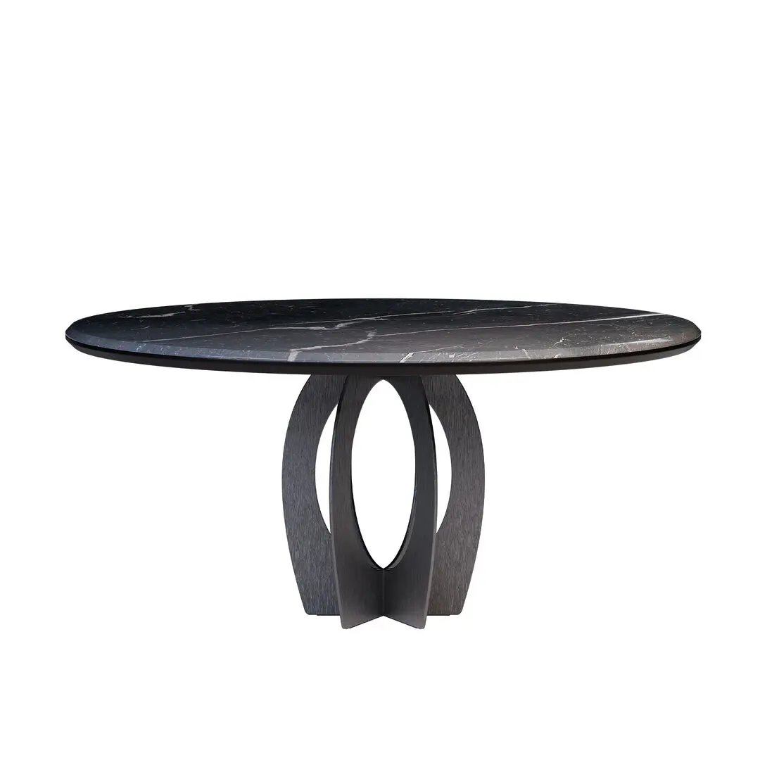 Boulder round dining table