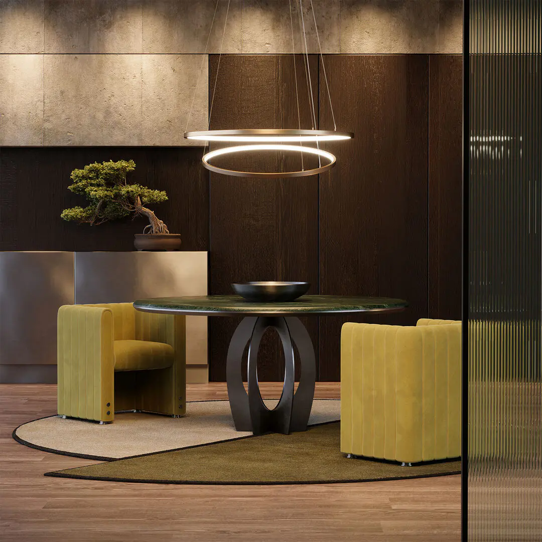 Boulder dining table