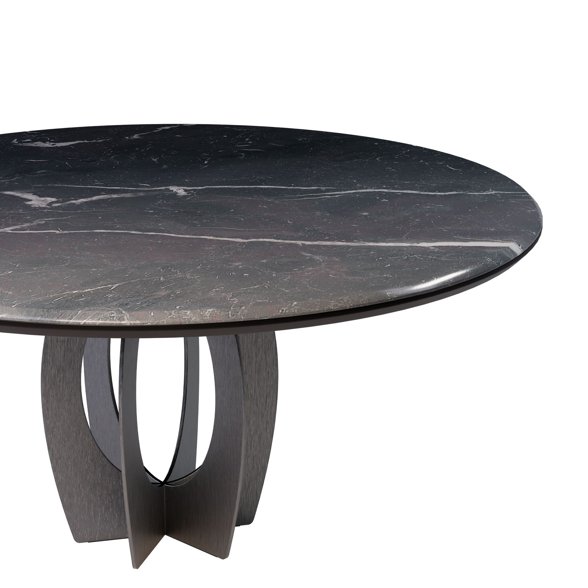 Boulder round dining table
