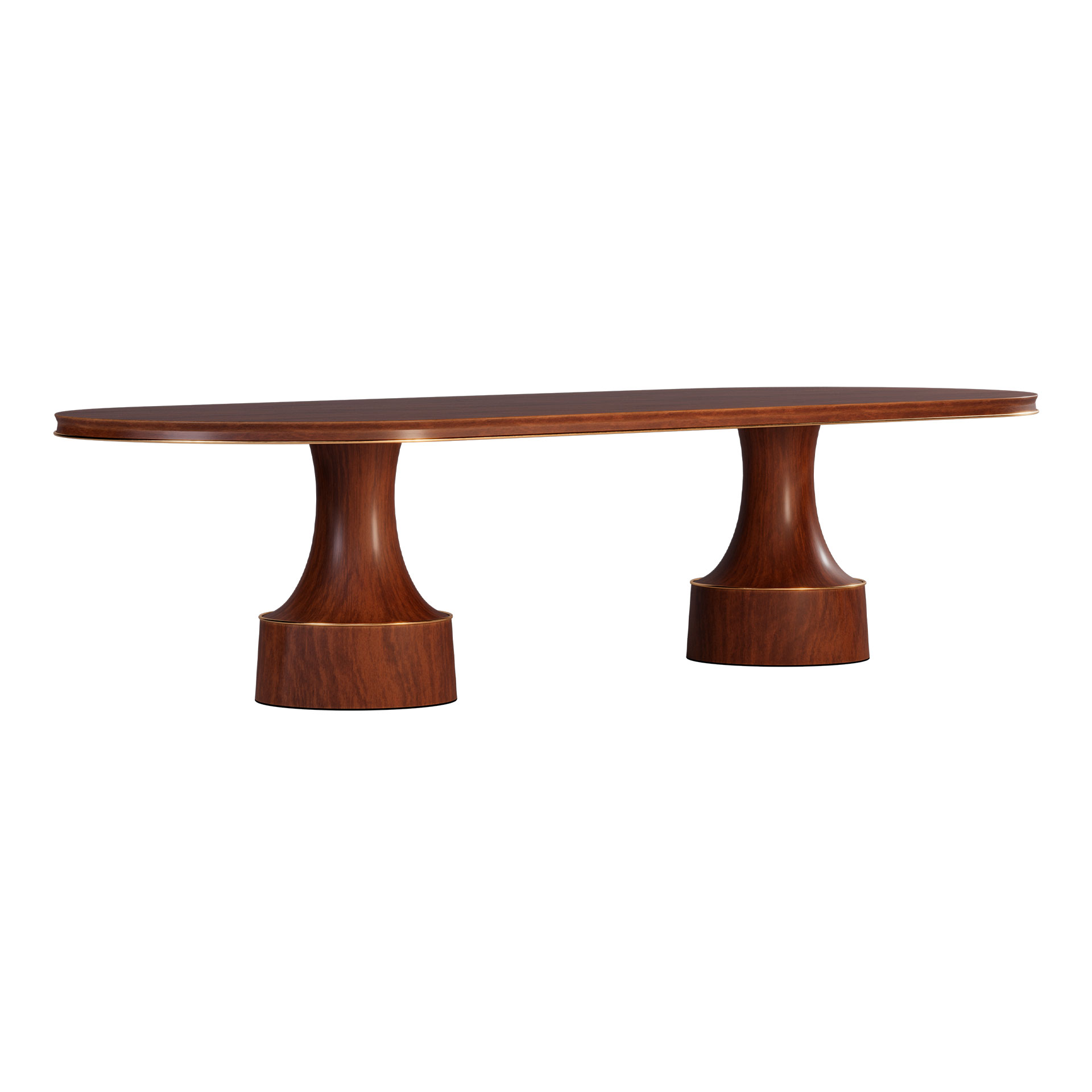 Buck oval dining table