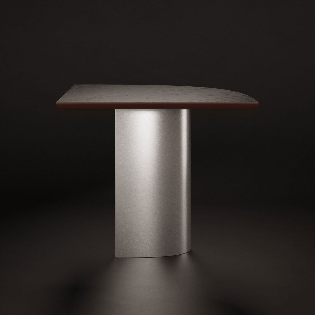 Vermont curved 4 Vermont curved dining table