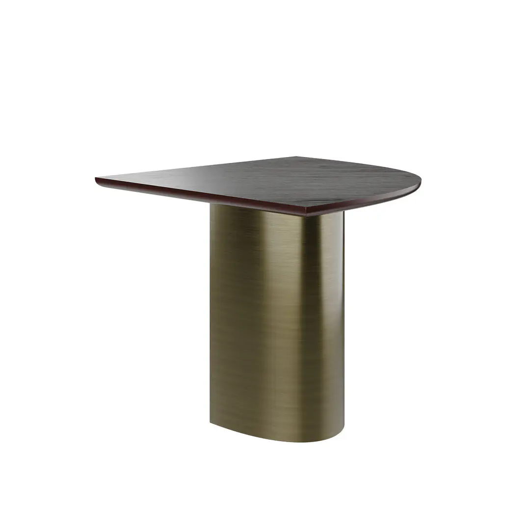Vermont curved dining table