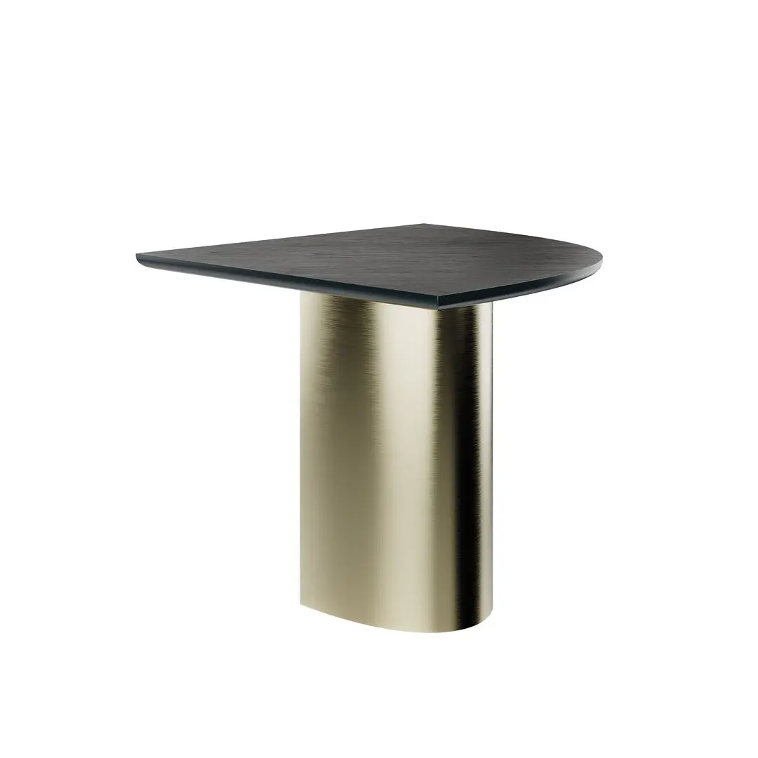 Vermont curved dining table